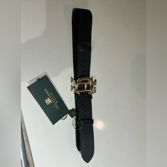 Equestrian Holland Cooper Black Belt with Gold Buckle - Picture 5 of 5